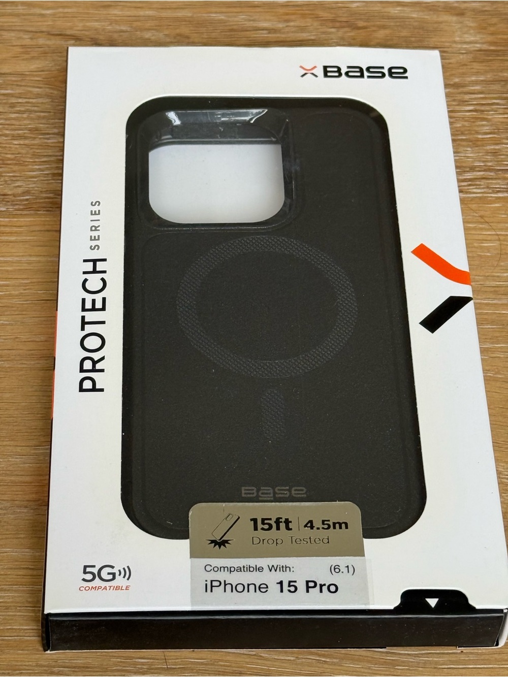 New xBase ProTech Series Black Case for iPhone 15 Pro 6.1” case Black